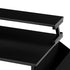 Levede L Shaped Gaming Desk with Storage Drawers Black-2050056895582048260