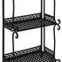 Levede Plant Stand 3 Tiers Outdoor Indoor Black-1864184721320316932