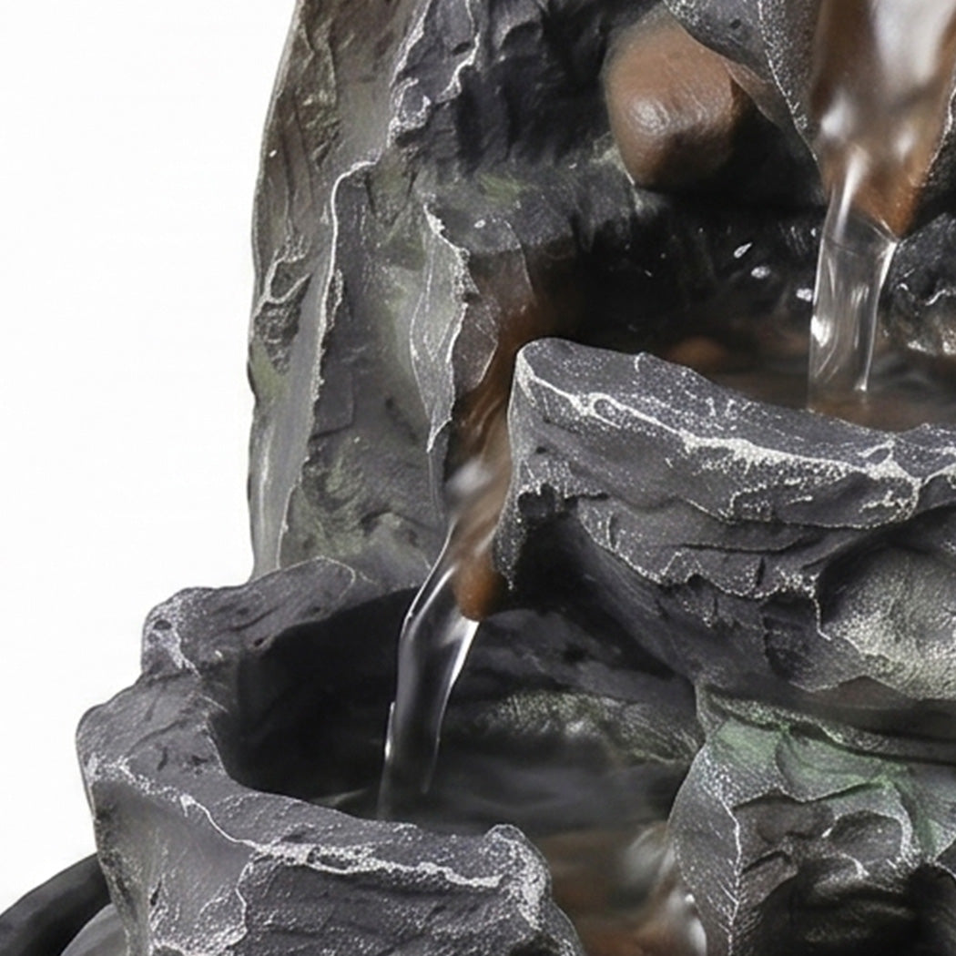 Spector Tabletop Water Fountain Resin Indoor Water Feature  3 Flow Levels Office-2061251862367178756
