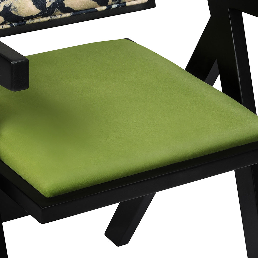 Levede 2X Dining Chair Retro Backrest Chair-1894516794618679300