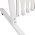 Garden Security Fence Gate Expandable White-2029387279511982084