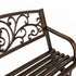 Levede Garden Bench Seat Outdoor Furniture Patio Park Lounge Chair Bronze 3 Seat-2072893558154727428