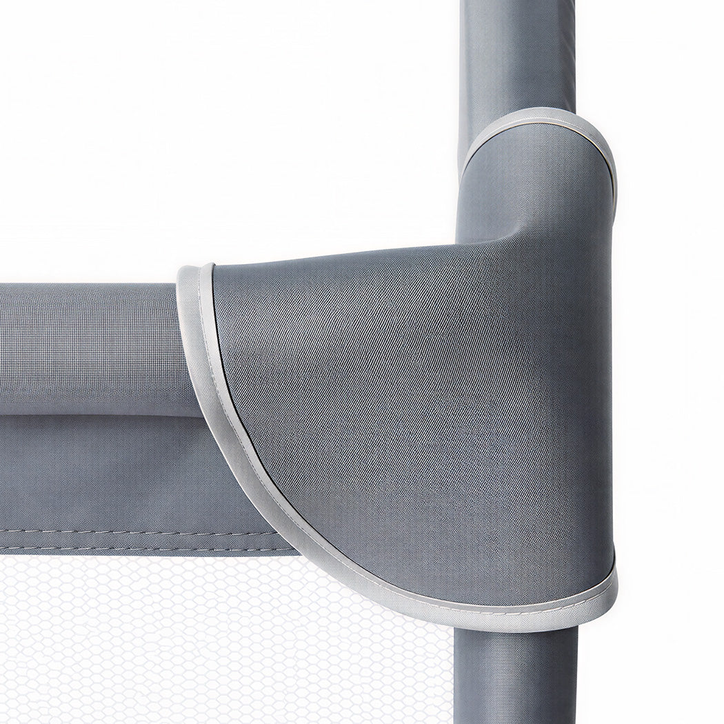 BoPeep Baby Playpen 127x127cm Playpen with Balls Meah 150D oxford Grey-2100034970482511876