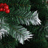 SANTACO Christmas Tree Snow Flocked1.8M