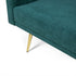 Levede Sofa Bed Convertible Velvet Lounge Recliner Couch Sleeper 3 Seater Green-2006732804997648388