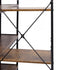 Levede Corner Bookshelf 5 Tier Bookcase L Shape Storage Shelf Display Rack Brown-2072893553419358212
