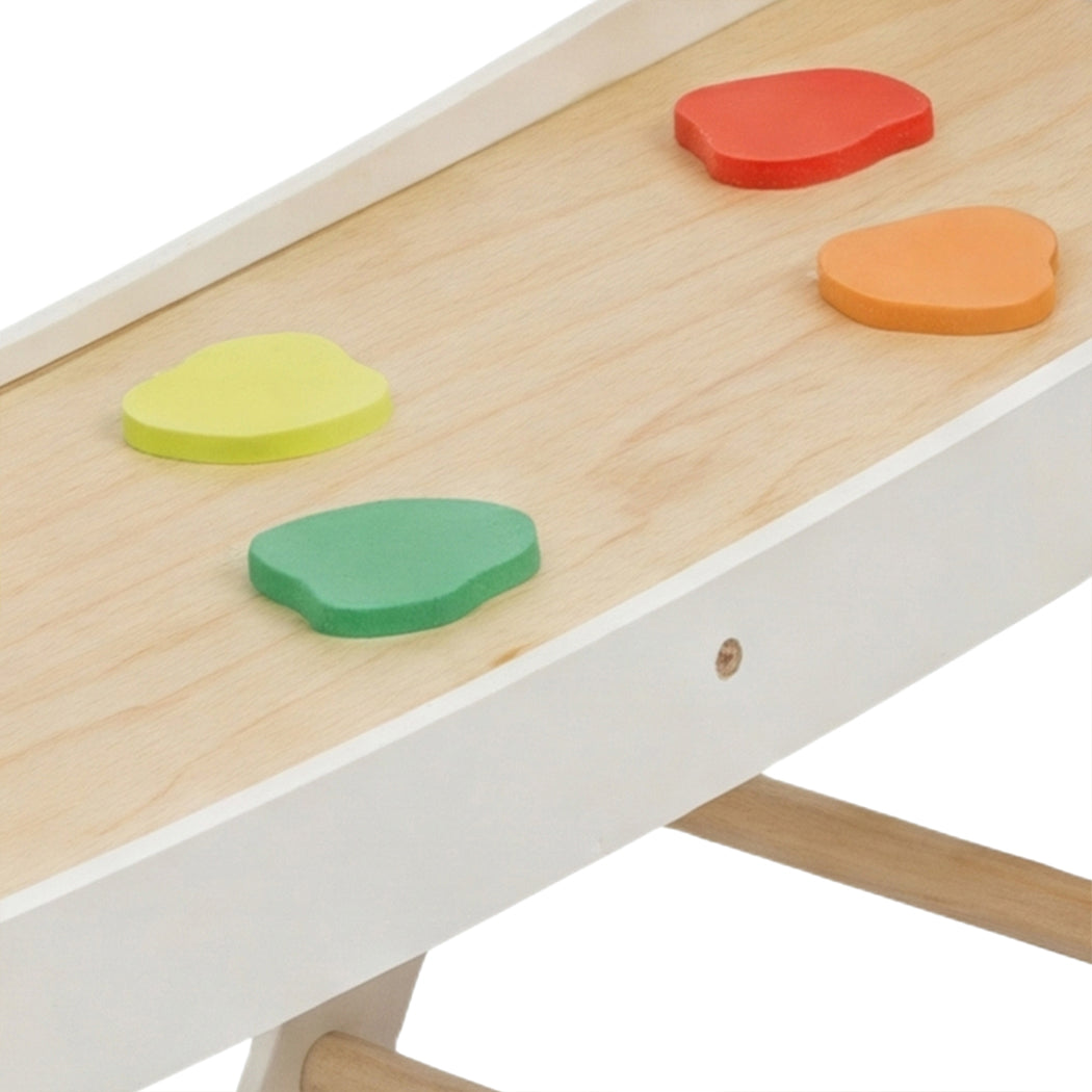 BoPeep Kids Climbing Toys Sets Toddler Toys Triangle Arch Climber Indoor White-2050059014536040452