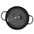 TOQUE 4L Enamel Dutch Oven Pot in Black Colour-2018816771812888580