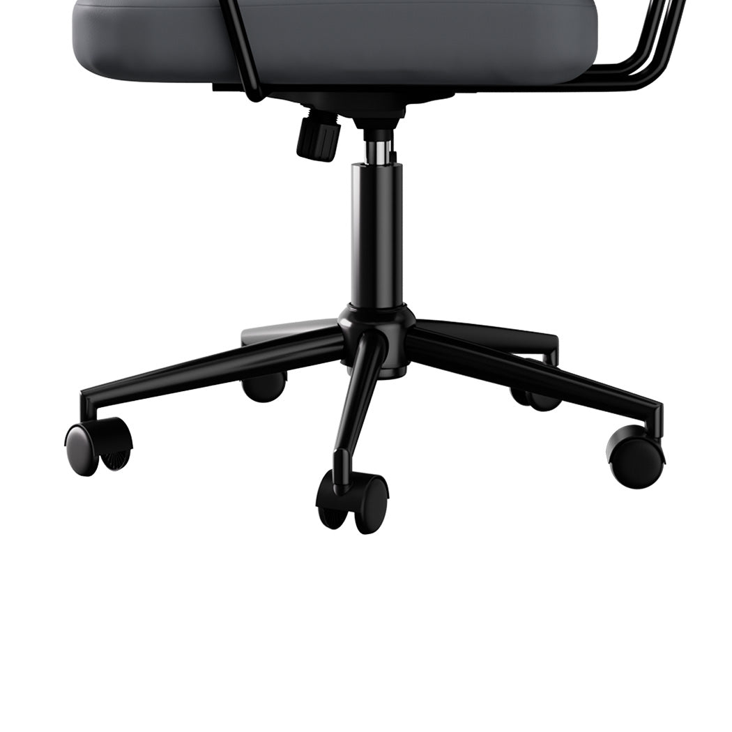 LEVEDE Ergonomic Office Chair Computer PU Grey-1910149779141300228