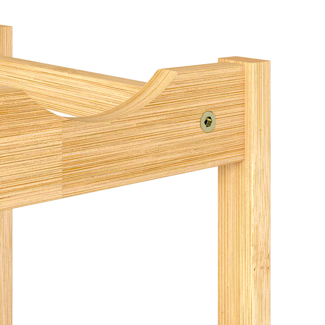 Toque Natural Bamboo Wine Rack 12 Bottles Organizer-2006732763805388804