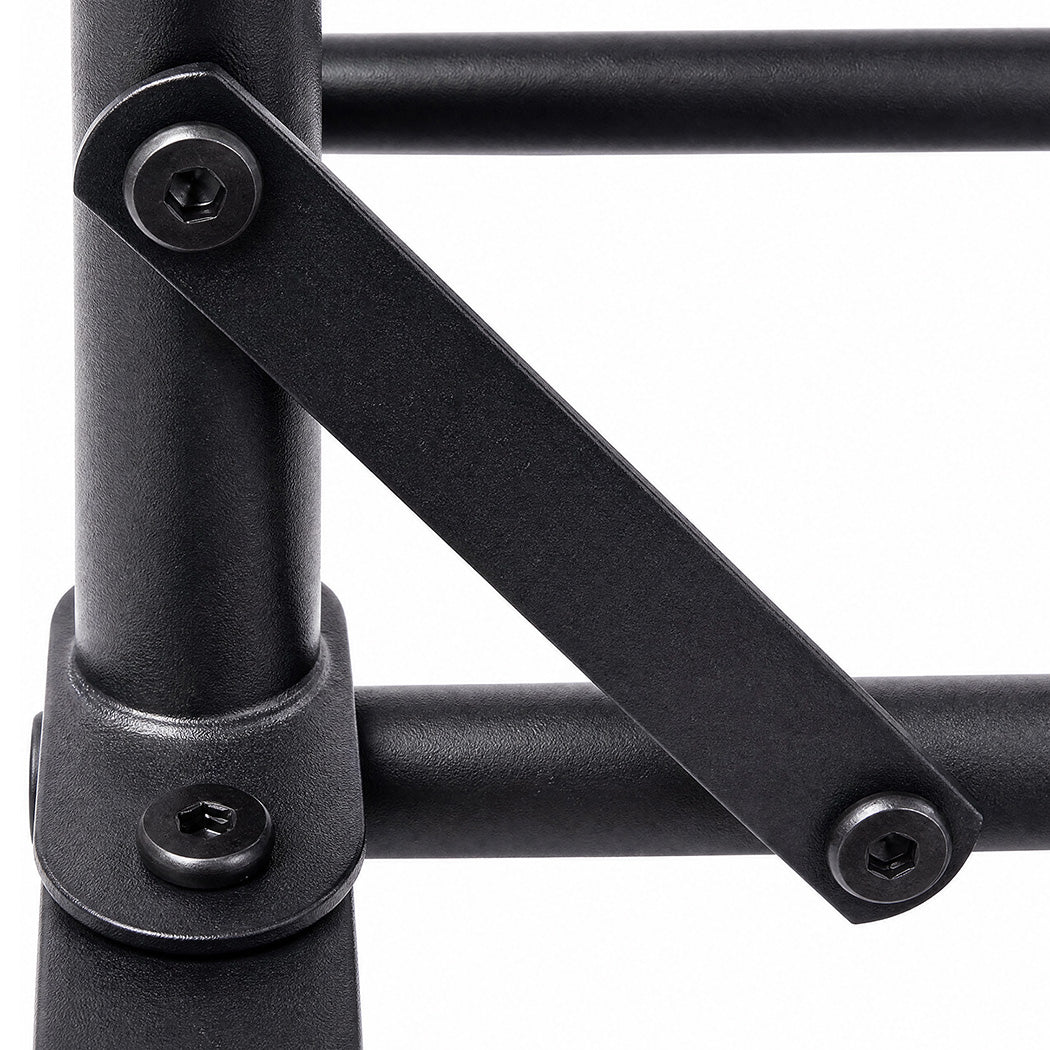 Levede Clothes Rack Heavy Duty Garment Rack Carbon Steel 95kg Black-2100034943404085252
