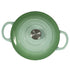 TOQUE 4L Enamel Dutch Oven Pot in Green Colour-2018816783506608132