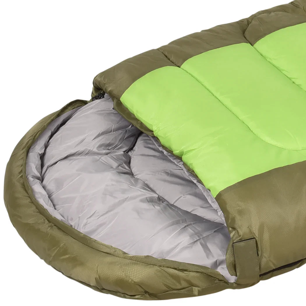 Mountview Sleeping Bag Outdoor Camping Green-2018816714057322500