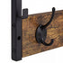 Levede Coat Rack Shelf Wall Mounted 7 Hooks Wall Floating Hat Rack Living Room-2050059009976832004