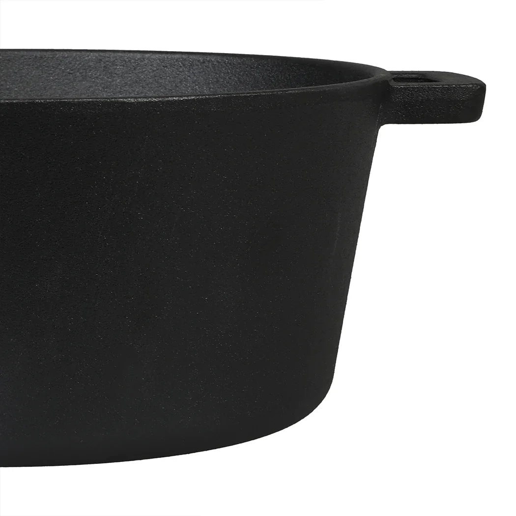 Toque 5.84L Double Dutch Oven 2 in 1 Cast Iron Pan-2050056750580764676