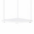 Levede Corner Bookshelf Adjustable Corner Bookcase Unit Living Room White-2109799588842639365