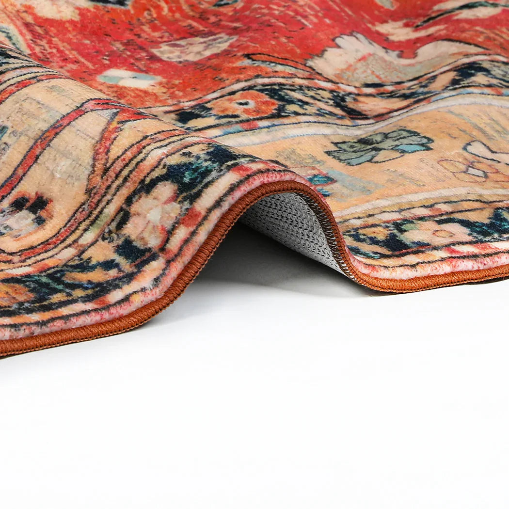 Marlow Floor Rug Vintage Polyester Washable Area Rugs-2050056915177836548