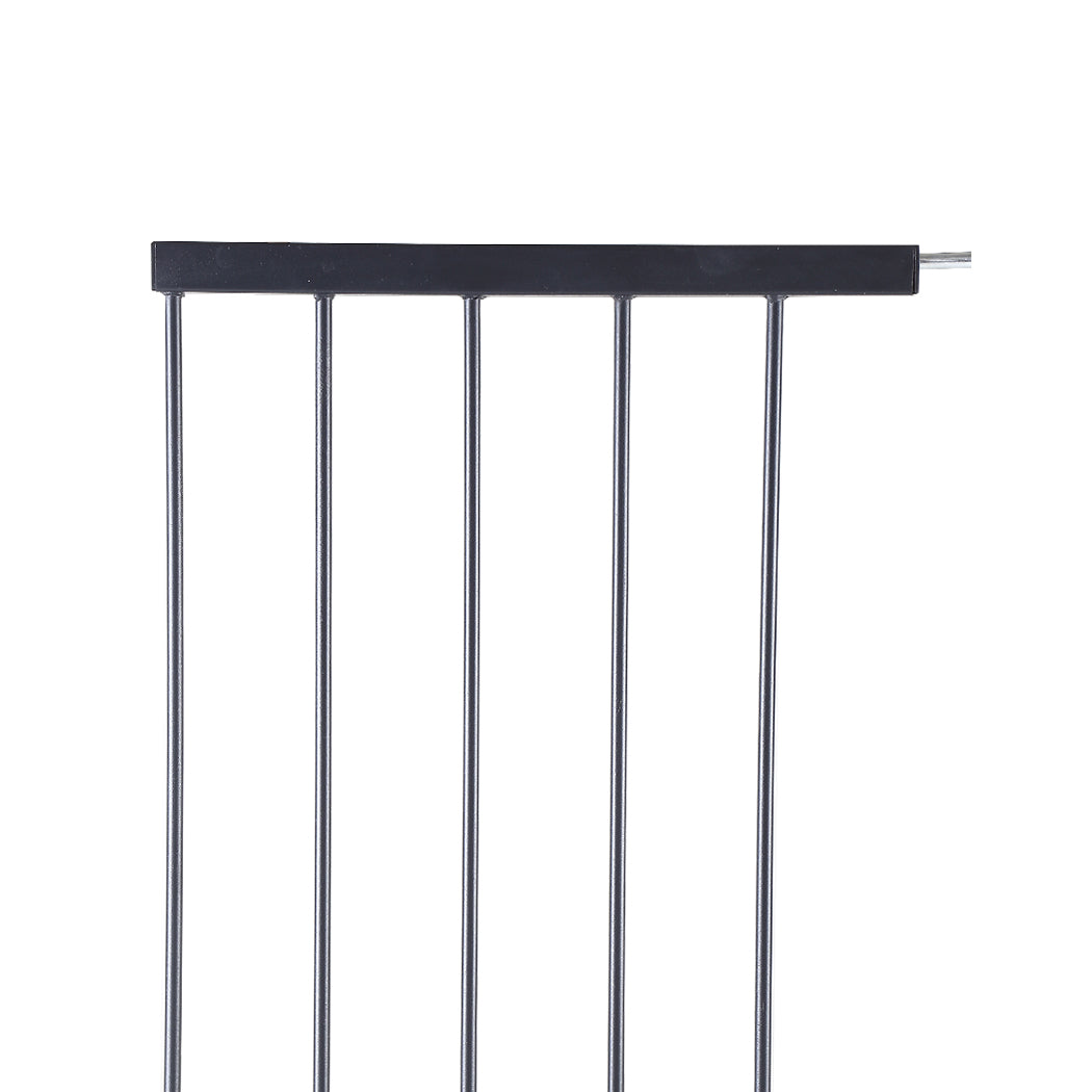 Levede Baby Safety Gate Adjustable Pet Black 45cm Extension-1864183162020696068