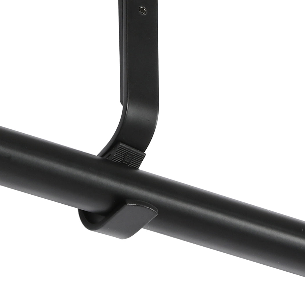Marlow Steel Curtain Rod Quiet Rail Black-2029387285493059588