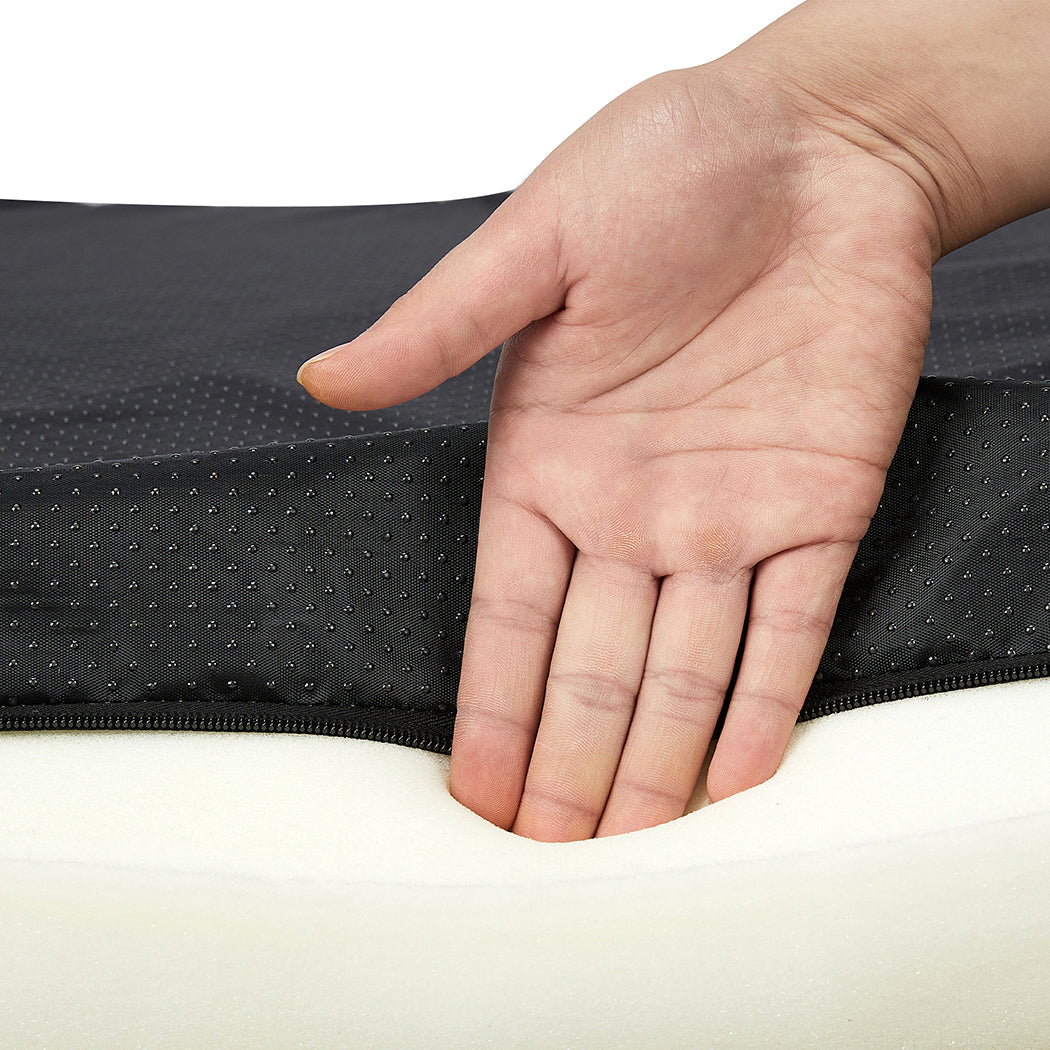 Dog Calming Bed Warm Soft Plush Comfy XL Khaki X-Large-1864184509289861124