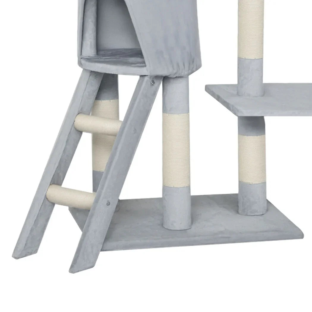 Pawz Cat Tree Scratching Post Scratcher 143cm Climbing-2050056906315272196
