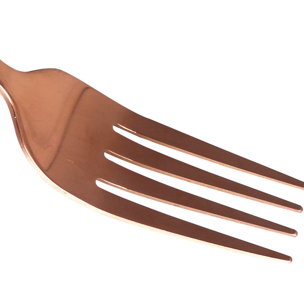 Stainless Steel Cutlery Set Glossy Knife Rose Gold-1864184347452641284