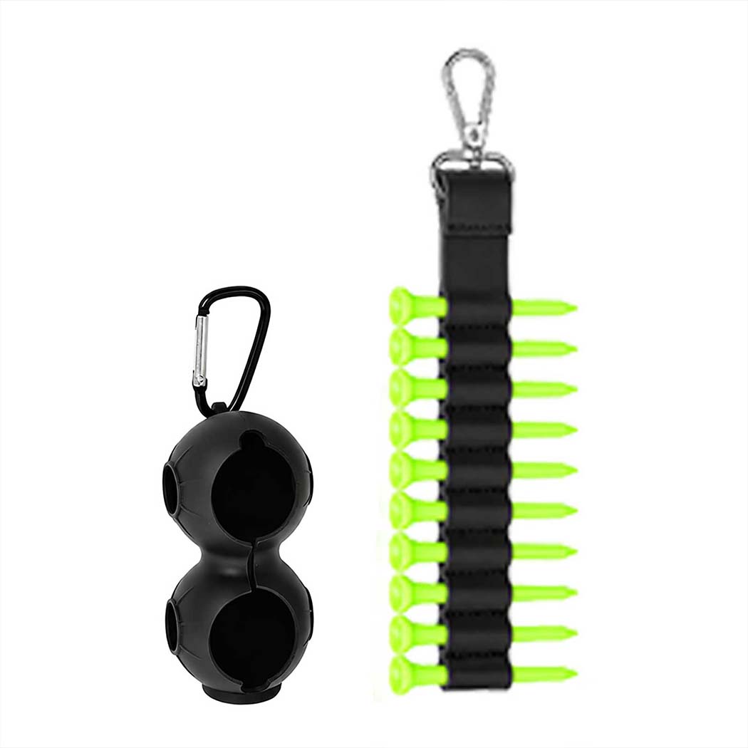 Centra Golf Essentials Kit Must Accessories Set 11Pc Golf Gifts for Men Black-2109799599982710789