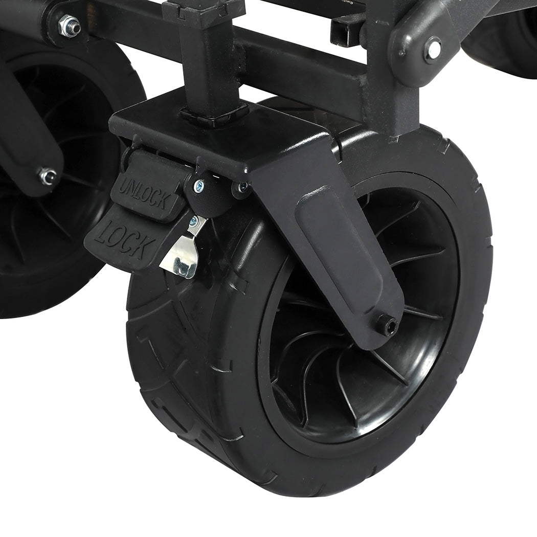 Lambu Garden Camping Trolley Outdoor Black-2018816800208326660