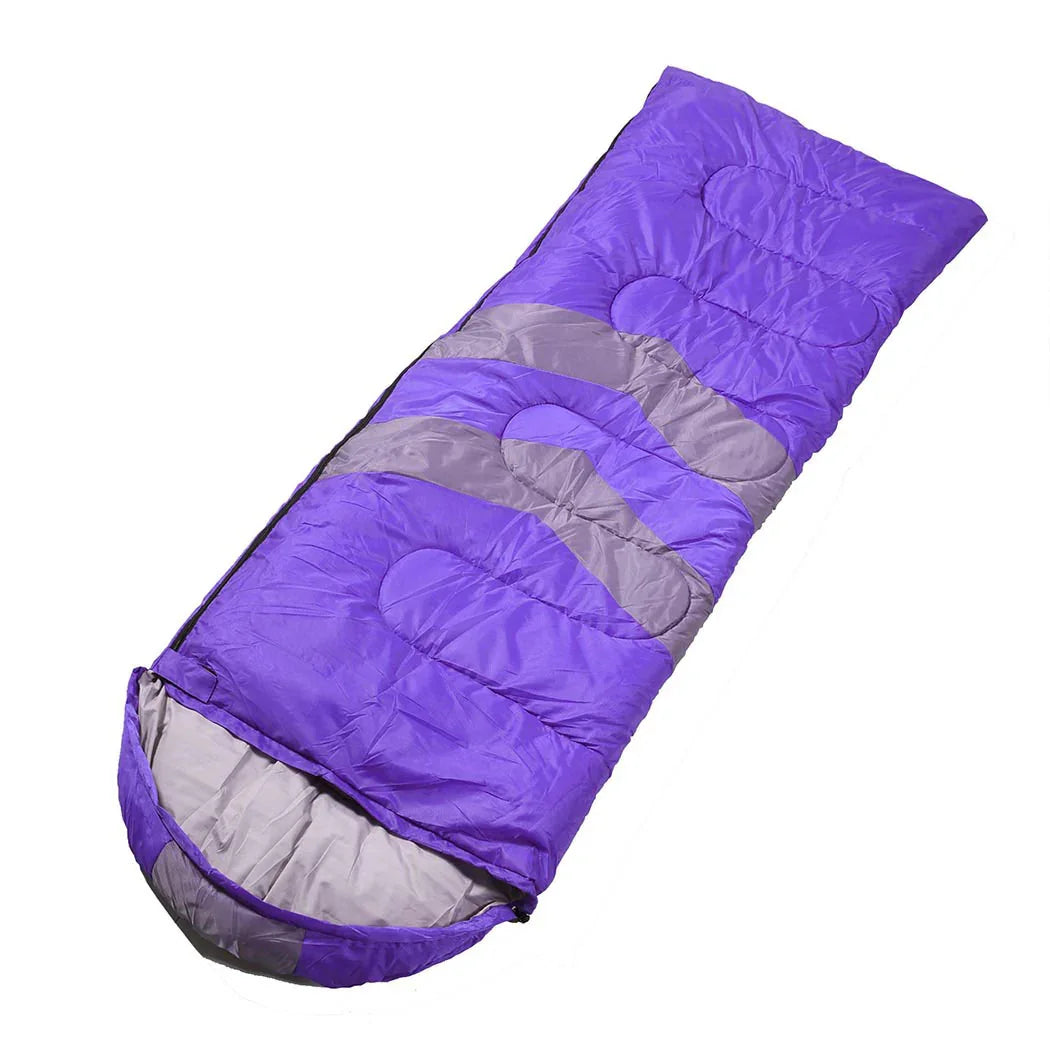 Mountview Single Sleeping Bag Bags Outdoor Purple-2029387242174287876