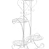 Levede Plant Stand Outdoor Indoor Metal White-2006732928452792324