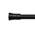 Marlow Black Double Curtain Rod Steel Pole Pommel Set Extendable Adjustable-1894516738750550020