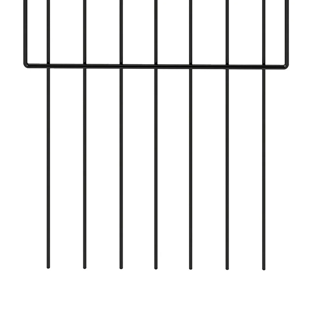 Mountview 25 Pcs Garden Fence Border Rustproof Metal-2050056905589657604