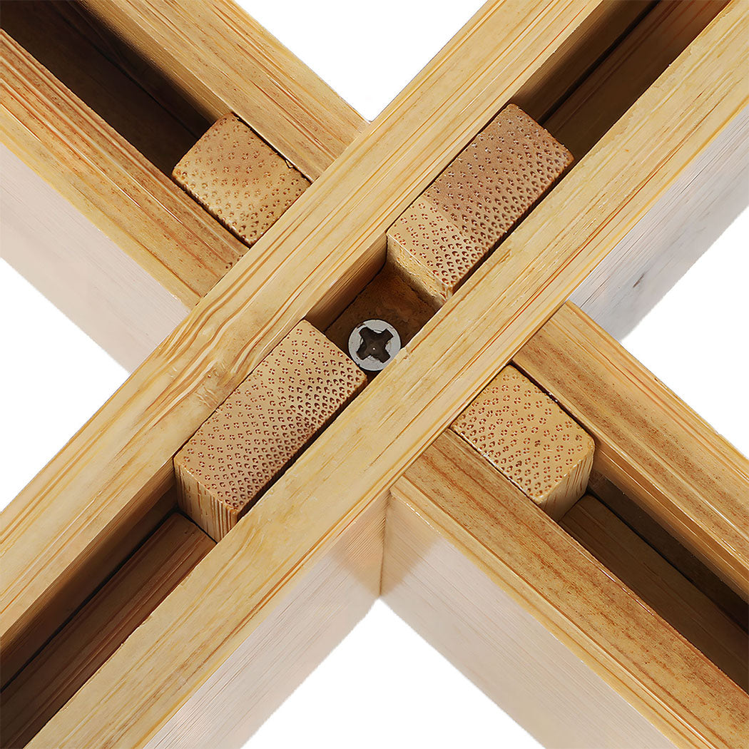 Levede Bamboo Adjustable Plant Stand Indoor Outdoor-2065254276858515460