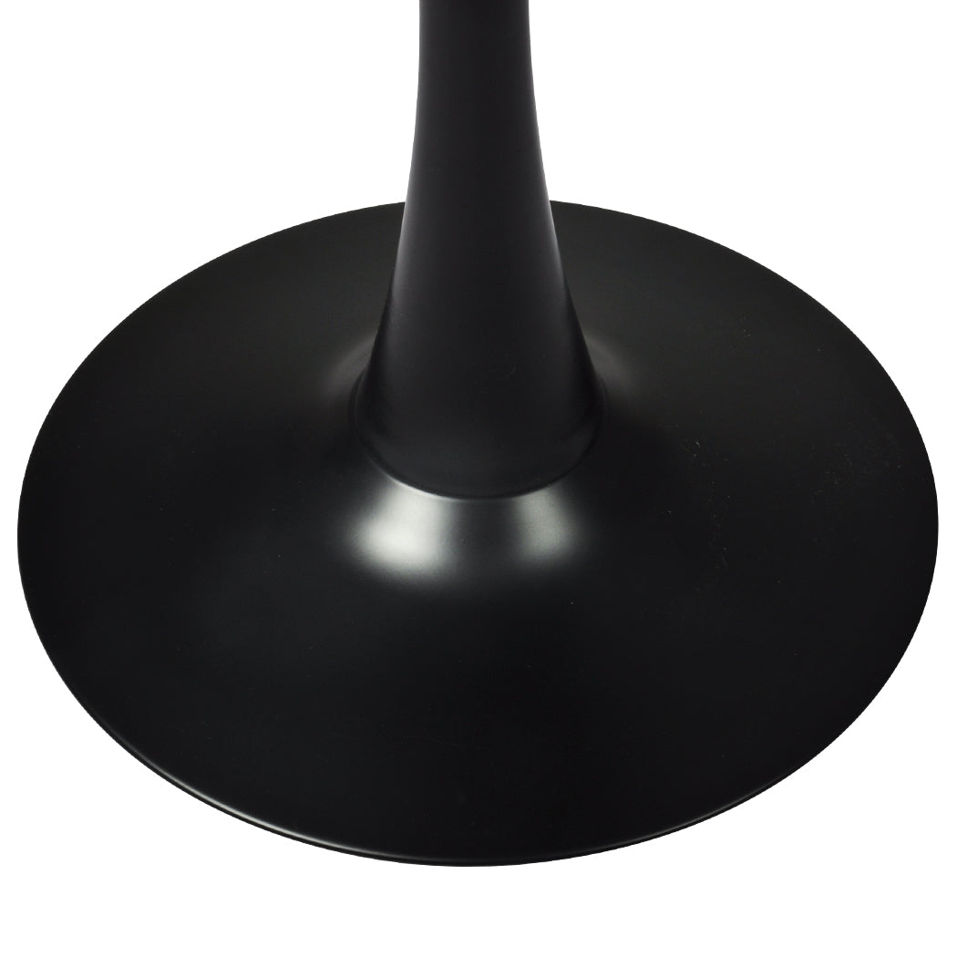 Levede 2x Round Bar Table Pub Tables Black-1864183286969012228