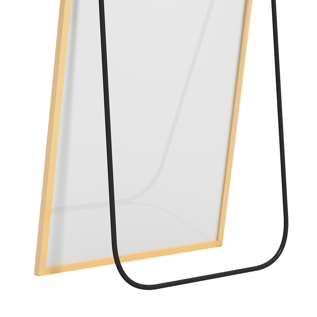 Yezi 165X60CM Full Length Mirror Wall Mounted Mirror Gold-1950769998582648836