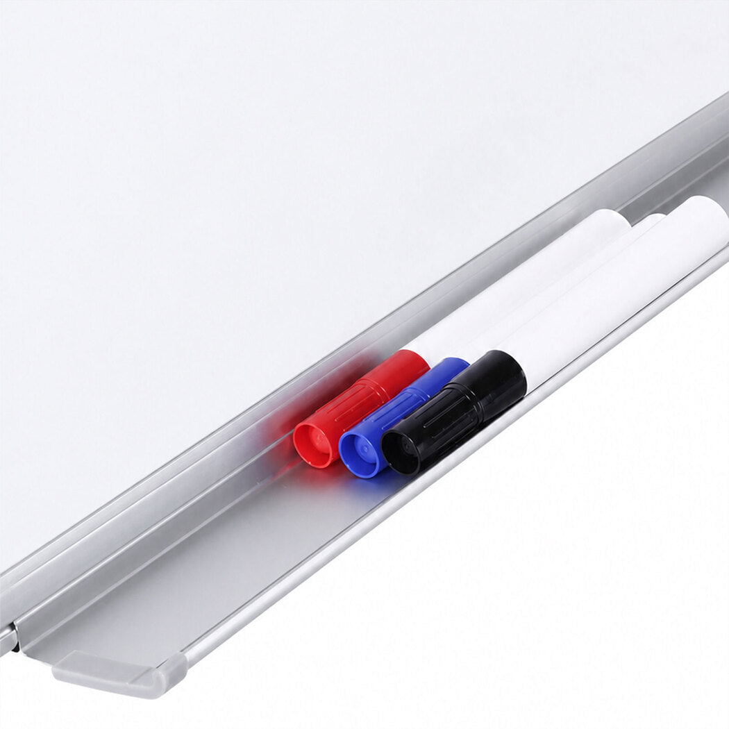 Levede Whiteboard Magnetic Adjustable Tripod Easel Dry Erase for Office White-2100035036660240388