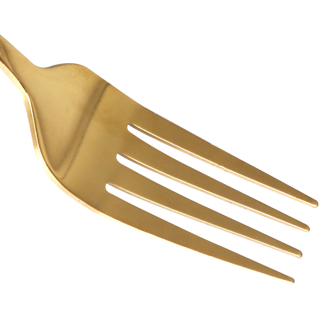 Stainless Steel Cutlery Set Travel Knife Gold-1864184347171622916