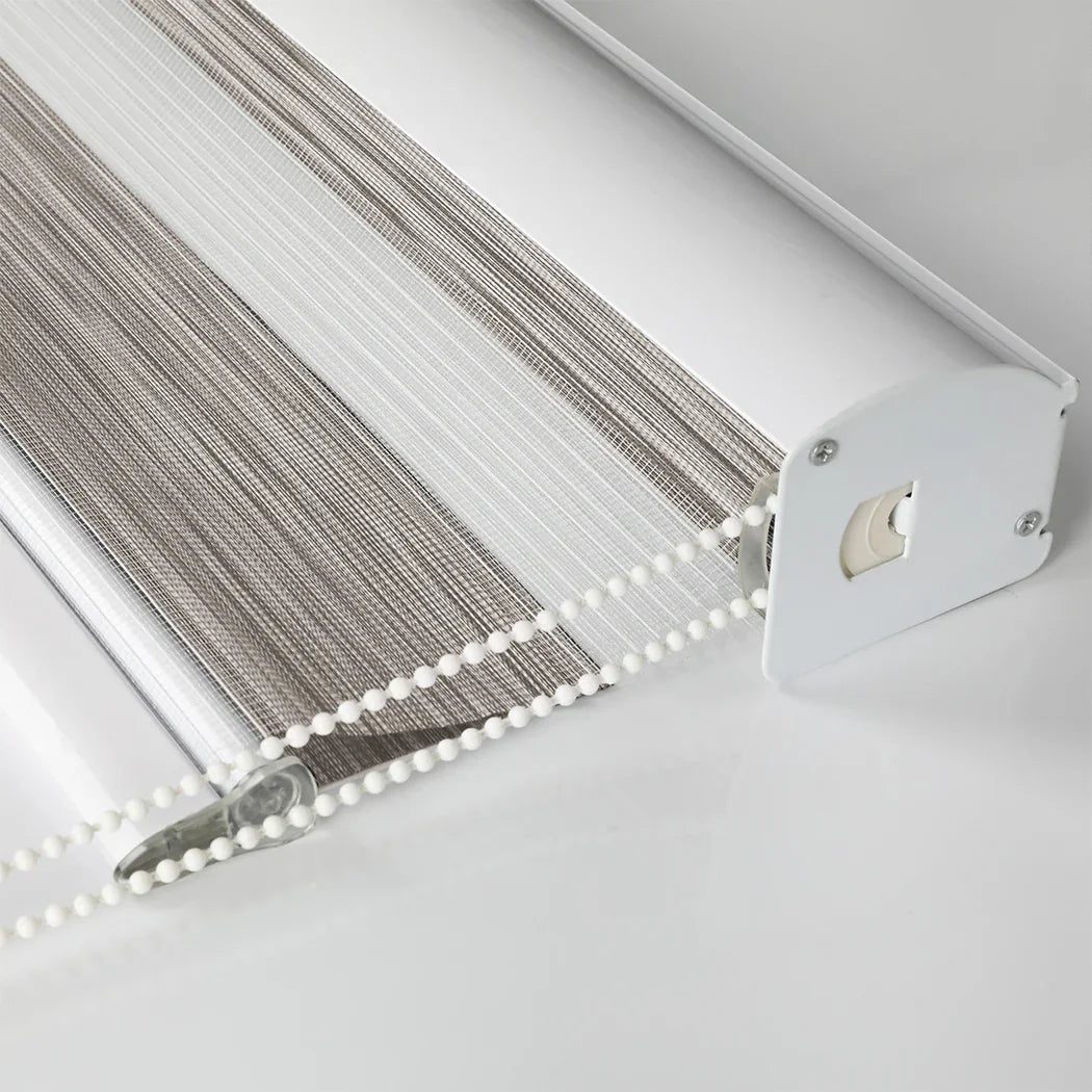 Marlow Blackout Zebra Roller Blind Curtains 90x210 Beige-2018816733699248132