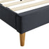 Levede Fabric Bed Frame Double Mattress Grey-2006733223580798980