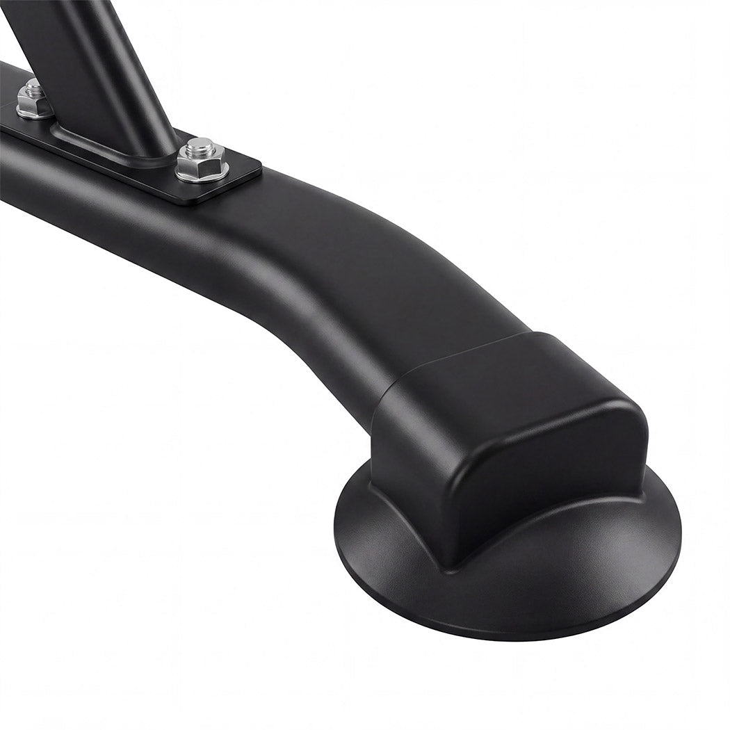 Centra Power Tower Pull Up Bar Dip Station Adjustable Home Gym 150kg Black-2072893534452715524