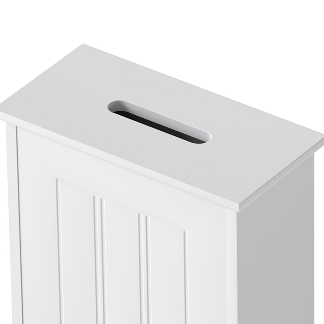 Levede Bathroom Storage Box Lid Slim Toilet Paper Storage Organiser Container-2027211034468683780