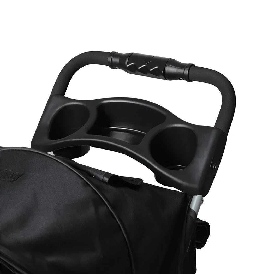 PaWz Large Pet Stroller Dog Cat Carrier Black-2006733030508597252