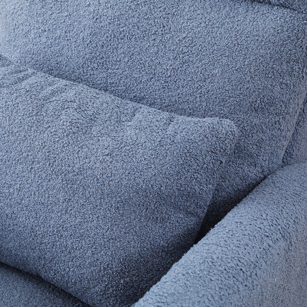 Levede Rocking Chair Ottoman Footrest With Side Pocket-1894516801098878980