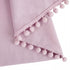 Marlow Blackout Curtains Pink 2 Panels Thermal Insulated Pom Pom 132cm x 213cm-2072893564165165060