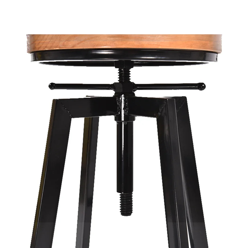 Levede 2x Bar Stools Industrial Kitchen-2018816897436487684