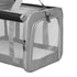 Pawz 3 in 1 Pet Soft Crate Dog Cat Carrier M Size Grey-2029387205448962052