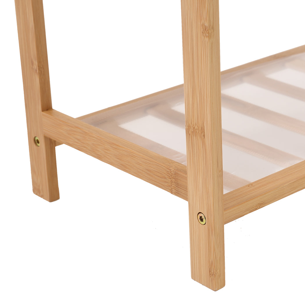 Levede Bamboo Shoe Rack Storage Wooden-1917016719860305924
