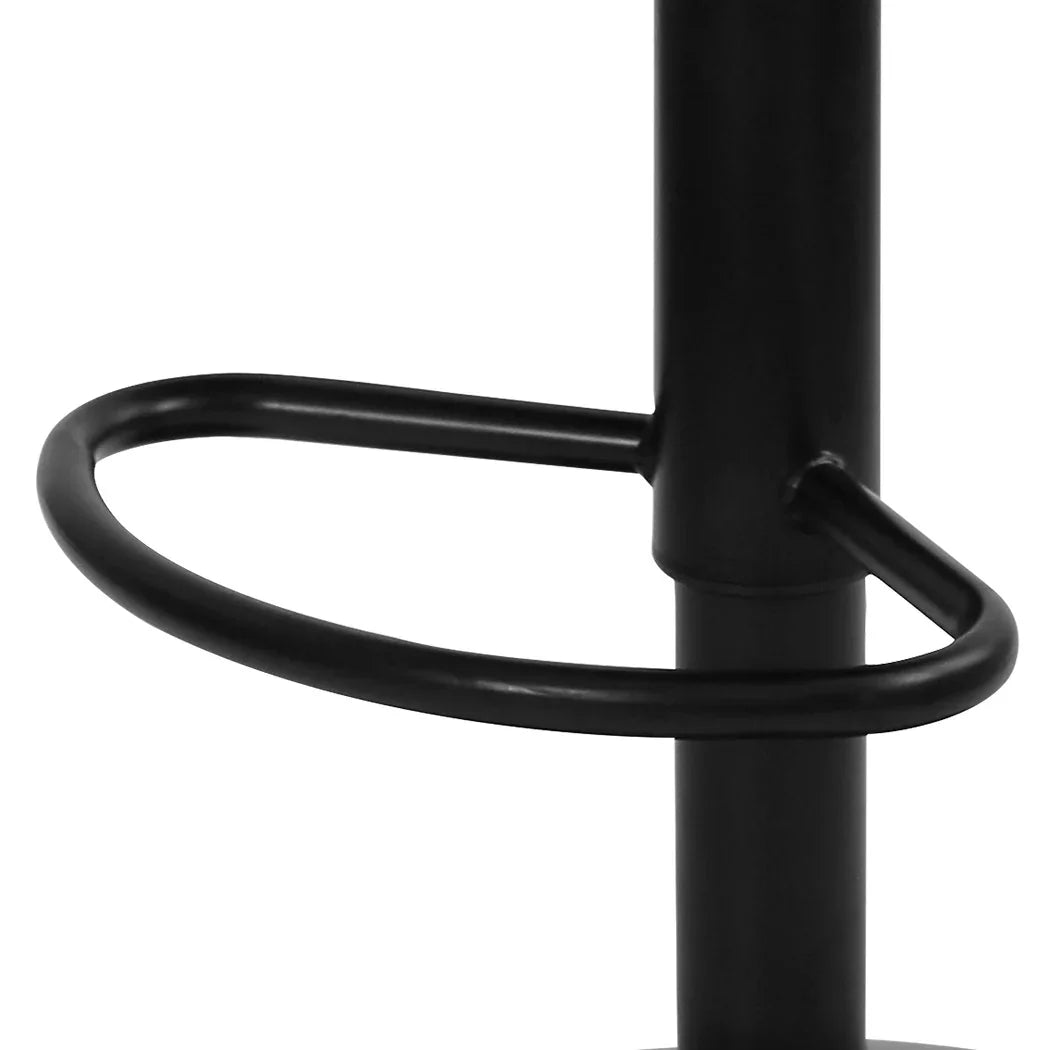 Levede 4x Bar Stool Swivel Gas Lift PU Leather Brown-2018816907184050180