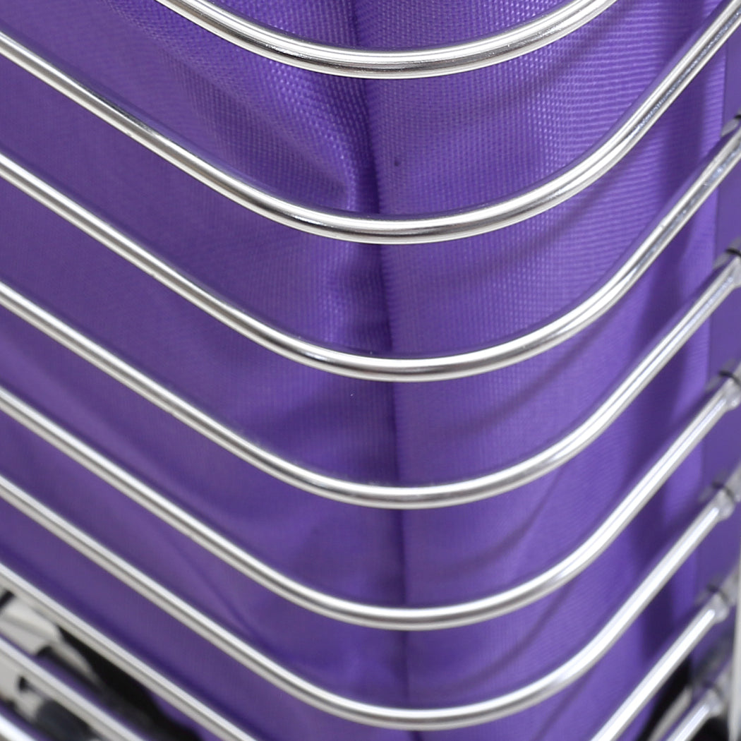 Foldable Shopping Cart Trolley Basket-2029387262369861636