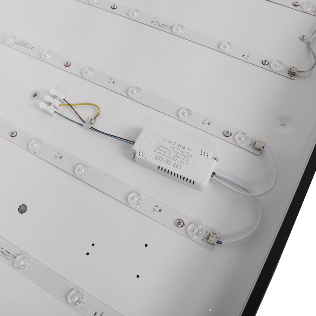 EMITTO 3-Colour Ultra-Thin 5CM LED Ceiling 90W Black-1864184388309356548